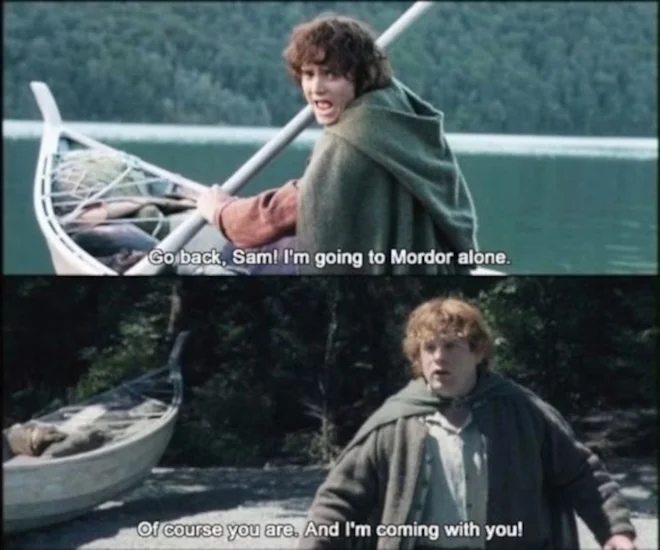 Find yourself a Samwise Gamgee